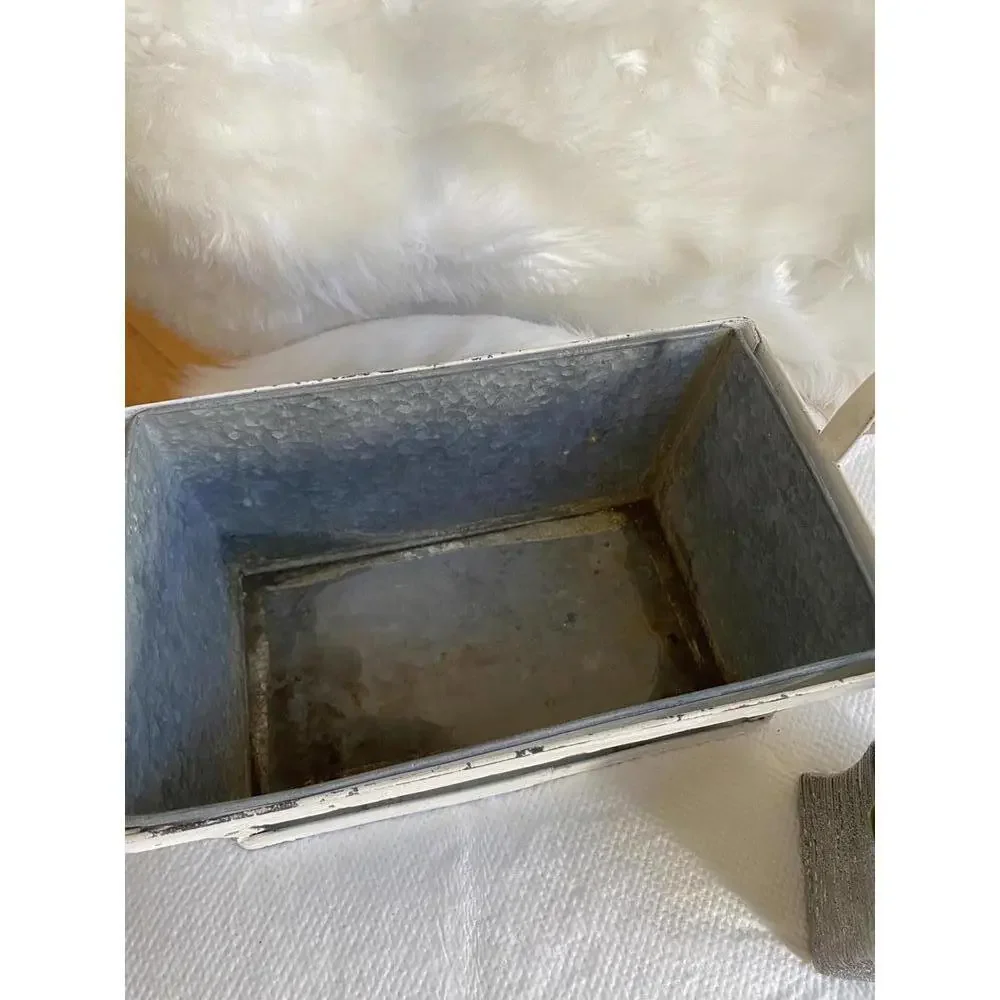 Decorative Metal Basket with Bow Handle